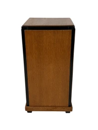 1930s Art Deco Modernist Pedestal in Oak with Black Lacquer
